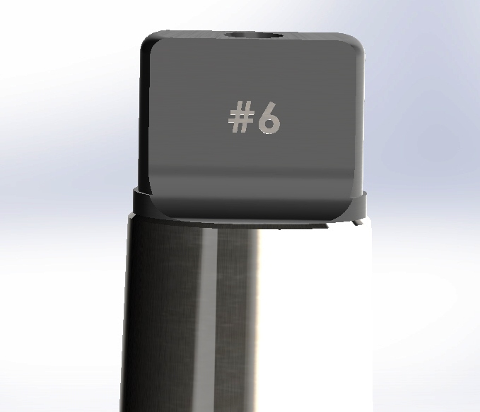 从#0到#7的莫氏锥度集合